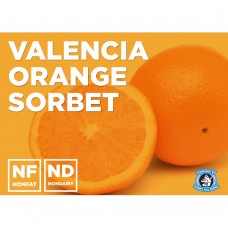 Honey Hill Non Fat Valencia Orange Non Dairy Sorbet 4/1 Gallon
